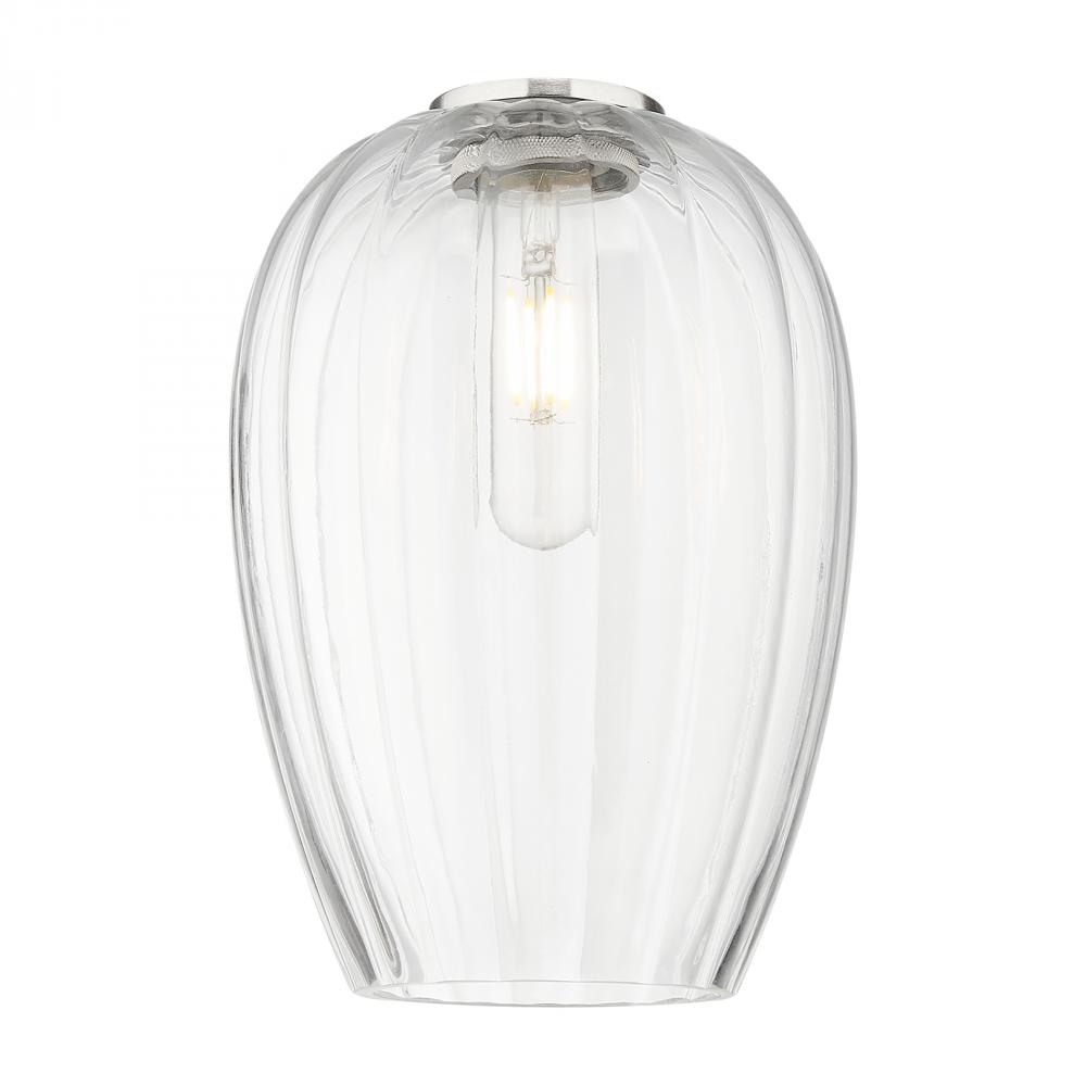 Preston Flute - Clear - 6 inch - Glass