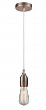 Innovations Lighting 100AC-10W-3AC - Chelsea - 1 Light - 2 inch - Antique Copper - Cord hung - Mini Pendant