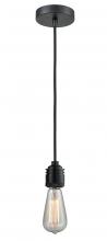 Innovations Lighting 100BK-10BK-2BK - Winchester - 1 Light - 2 inch - Matte Black - Cord hung - Mini Pendant