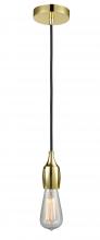 Innovations Lighting 100GD-10BK-3GD - Chelsea - 1 Light - 2 inch - Gold - Cord hung - Mini Pendant