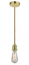 Innovations Lighting 100GD-10CR-1GD - Edison - 1 Light - 2 inch - Gold - Cord hung - Mini Pendant