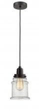 Innovations Lighting 100OB-10GY-2H-OB-G184 - Winchester - 1 Light - 8 inch - Oil Rubbed Bronze - Cord hung - Mini Pendant