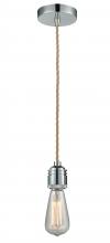 Innovations Lighting 100PC-10RE-2PC - Winchester - 1 Light - 2 inch - Polished Chrome - Cord hung - Mini Pendant
