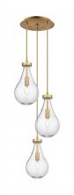 Innovations Lighting 113-451-1P-BB-G451-7SDY - Owego - 3 Light - 13 inch - Brushed Brass - Multi Pendant
