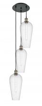 Innovations Lighting 113B-3P-BAB-G456-8SDY - Chelsea - 3 Light - 15 inch - Black Antique Brass - Cord Hung - Multi Pendant