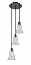 Innovations Lighting 113B-3P-BK-G2811 - Hanover - 3 Light - 13 inch - Matte Black - Cord Hung - Multi Pendant