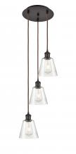 Innovations Lighting 113B-3P-OB-G454 - Caton - 3 Light - 12 inch - Oil Rubbed Bronze - Cord Hung - Multi Pendant