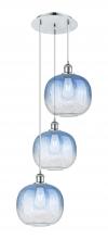 Innovations Lighting 113B-3P-PC-G481-10SB - Brookhaven Sphere - 3 Light - 17 inch - Polished Chrome - Cord Hung - Multi Pendant