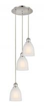 Innovations Lighting 113B-3P-PN-G441 - Brookfield - 3 Light - 12 inch - Polished Nickel - Cord Hung - Multi Pendant