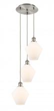 Innovations Lighting 113B-3P-SN-G651-8 - Cindyrella - 3 Light - 15 inch - Brushed Satin Nickel - Cord Hung - Multi Pendant