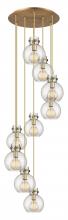 Innovations Lighting 119-410-1PS-BB-G410-8SDY - Newton Sphere - 9 Light - 22 inch - Brushed Brass - Cord hung - Multi Pendant