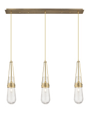 Innovations Lighting 123-452-1P-BB-G452-4SDY - Milan - 3 Light - 36 inch - Brushed Brass - Linear Pendant