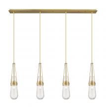 Innovations Lighting 124-452-1P-BB-G452-4SDY - Milan - 4 Light - 48 inch - Brushed Brass - Linear Pendant