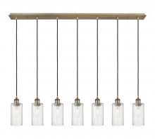 Innovations Lighting 127B-7P-BB-G434-7SDY - Crown Point - 7 Light - 49 inch - Brushed Brass - Linear Pendant