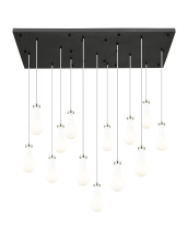 Innovations Lighting 154BK-451-1P-SN-G451-5GWH - Owego - 13 Light - 54 inch - Brushed Satin Nickel - Multi Pendant