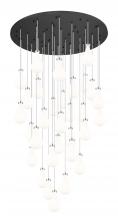 Innovations Lighting 160BK-451-1P-SN-G451-7GWH - Owego - 31 Light - 60 inch - Brushed Satin Nickel - Multi Pendant