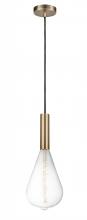 Innovations Lighting 198-1P-AB-BB164LED - Edison - 1 Light - 7 inch - Antique Brass - Cord hung - Mini Pendant