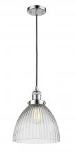 Innovations Lighting 201C-PC-G222 - Seneca Falls - 1 Light - 10 inch - Polished Chrome - Cord hung - Mini Pendant