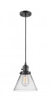 Innovations Lighting 201CSW-OB-G42 - Cone - 1 Light - 8 inch - Oil Rubbed Bronze - Cord hung - Mini Pendant