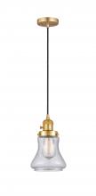 Innovations Lighting 201CSW-SG-G194 - Bellmont - 1 Light - 6 inch - Satin Gold - Cord hung - Mini Pendant
