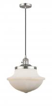 Innovations Lighting 201CSW-SN-G541 - Oxford - 1 Light - 12 inch - Brushed Satin Nickel - Cord hung - Mini Pendant