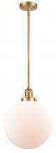 Innovations Lighting 201S-SG-G201-12 - Beacon - 1 Light - 12 inch - Satin Gold - Stem Hung - Mini Pendant