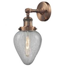Innovations Lighting 203-AC-G165 - Geneseo - 1 Light - 7 inch - Antique Copper - Sconce