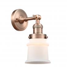 Innovations Lighting 203-AC-G181S - Canton - 1 Light - 5 inch - Antique Copper - Sconce