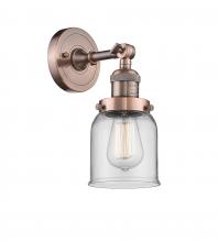 Innovations Lighting 203-AC-G52 - Bell - 1 Light - 5 inch - Antique Copper - Sconce