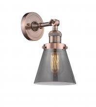 Innovations Lighting 203-AC-G63 - Cone - 1 Light - 6 inch - Antique Copper - Sconce
