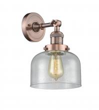 Innovations Lighting 203-AC-G74 - Bell - 1 Light - 8 inch - Antique Copper - Sconce