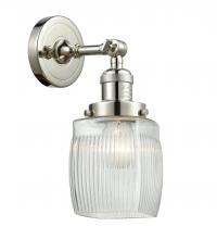 Innovations Lighting 203-PN-G302 - Colton - 1 Light - 6 inch - Polished Nickel - Adjustable Sconce