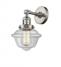 Innovations Lighting 203-SN-G532 - Oxford - 1 Light - 8 inch - Brushed Satin Nickel - Sconce