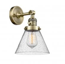 Innovations Lighting 203SW-AB-G44 - Cone - 1 Light - 8 inch - Antique Brass - Sconce