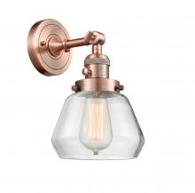 Innovations Lighting 203SW-AC-G172 - Fulton - 1 Light - 7 inch - Antique Copper - Sconce