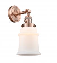 Innovations Lighting 203SW-AC-G181 - Canton - 1 Light - 7 inch - Antique Copper - Sconce