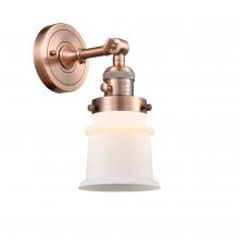 Innovations Lighting 203SW-AC-G181S - Canton - 1 Light - 5 inch - Antique Copper - Sconce