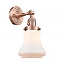 Innovations Lighting 203SW-AC-G191 - Bellmont - 1 Light - 7 inch - Antique Copper - Sconce
