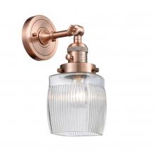 Innovations Lighting 203SW-AC-G302 - Colton - 1 Light - 6 inch - Antique Copper - Sconce