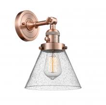 Innovations Lighting 203SW-AC-G44-LED - Cone - 1 Light - 8 inch - Antique Copper - Sconce