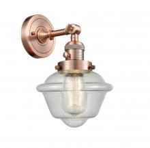 Innovations Lighting 203SW-AC-G534 - Oxford - 1 Light - 8 inch - Antique Copper - Sconce