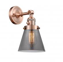 Innovations Lighting 203SW-AC-G63 - Cone - 1 Light - 6 inch - Antique Copper - Sconce