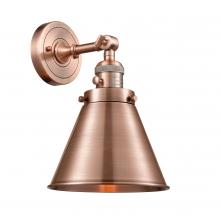 Innovations Lighting 203SW-AC-M13-AC - Appalachian - 1 Light - 8 inch - Antique Copper - Sconce