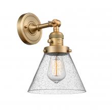 Innovations Lighting 203SW-BB-G44 - Cone - 1 Light - 8 inch - Brushed Brass - Sconce