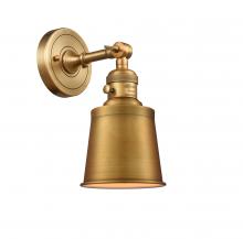Innovations Lighting 203SW-BB-M9-BB-LED - Addison - 1 Light - 5 inch - Brushed Brass - Adjustable Sconce