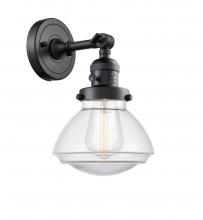Innovations Lighting 203SW-BK-G322 - Olean - 1 Light - 7 inch - Matte Black - Adjustable Sconce