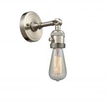 Innovations Lighting 203SWBP-SN - Bare Bulb - 1 Light - 5 inch - Brushed Satin Nickel - Sconce