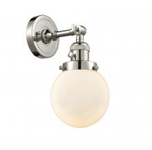 Innovations Lighting 203SW-PN-G201-6-LED - Beacon - 1 Light - 6 inch - Polished Nickel - Sconce