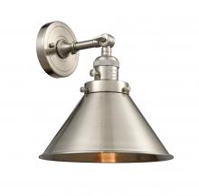 Innovations Lighting 203SW-SN-M10-SN - Briarcliff - 1 Light - 10 inch - Brushed Satin Nickel - Sconce