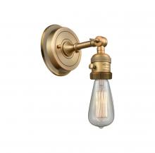 Innovations Lighting 203SWBP-BB - Bare Bulb - 1 Light - 5 inch - Brushed Brass - Sconce